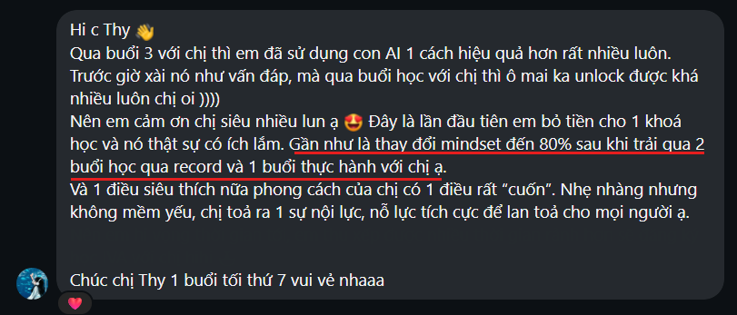 Phản hồi học viên về Buổi 3 AI